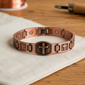 Cross Copper Bracelet