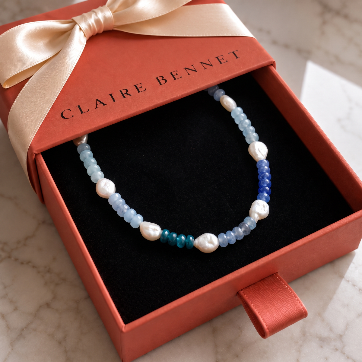 Stone Beaded Necklace