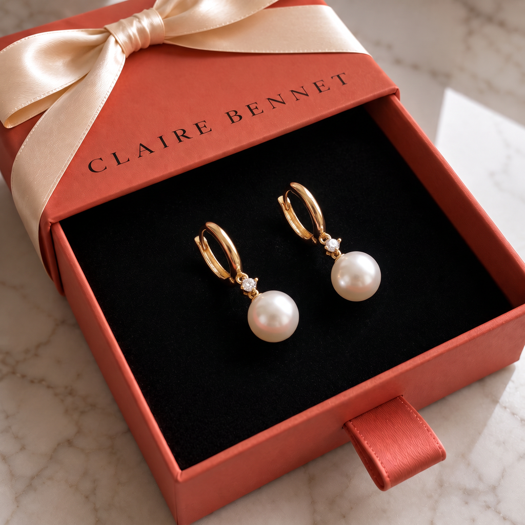 Ayla Pearl Earrings