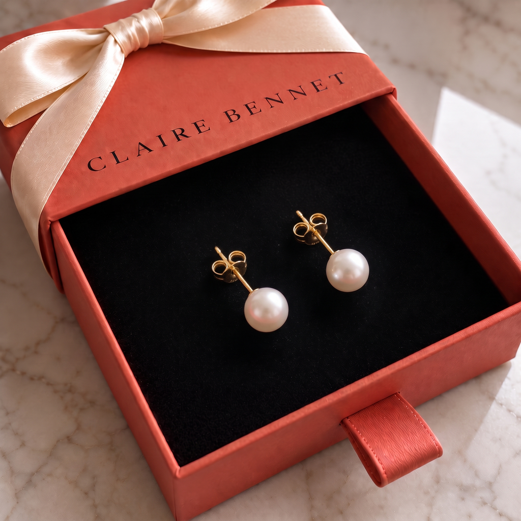 Classic Pearl Studs